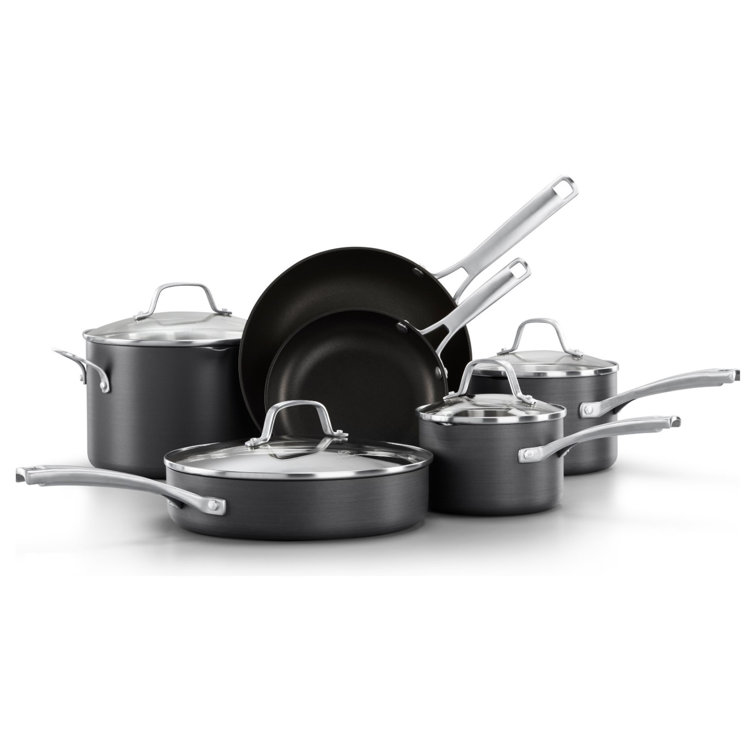 Calphalon Classic Hard Anodized Nonstick 10 Piece Cookware Set